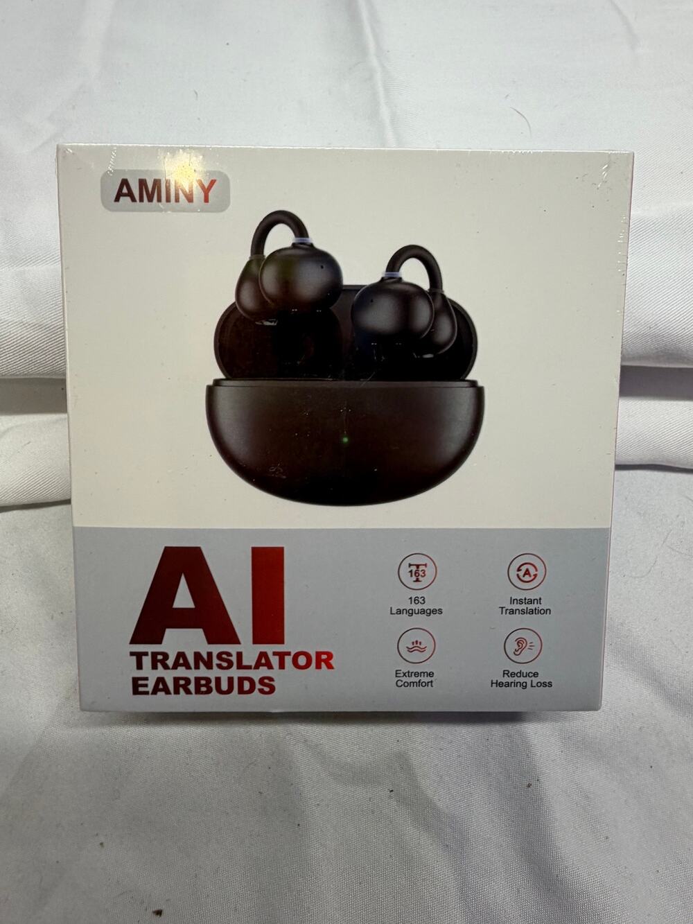 AWEI AI Earphones – Wireless Bluetooth Smart Voice & Translation Features – New